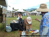Mark N. Brown creating another lovely Plein Air painting at the Haleiwa Arts Festival