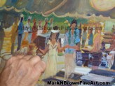 Want an artwork of your wedding or special event created live on-site? Hawaii artist Mark N. Brown is your man!
