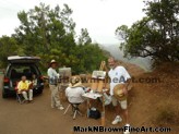 Mark N Brown and friends enjoying a paint out in Kauai