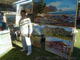 Lanikai Craft Fair Hawaii Artist Mark N Brown Plein Air Fine Art 01