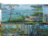 Lanikai Craft Fair Hawaii Artist Mark N Brown Plein Air Fine Art 07