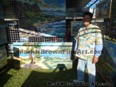 Hawaii Artist Mark N Brown Hawaiian Plein Air Fine Art Painting Honolulu Nov Dec 2014 Photos 01