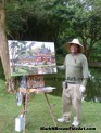 Hawaii Artist Mark N Brown Hawaiian Plein Air Fine Art Painting Honolulu Nov Dec 2014 Photos 05