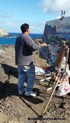 Hawaii Artist Mark N Brown Hawaiian Plein Air Fine Art Painting Honolulu Nov Dec 2014 Photos 06