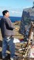 Hawaii Artist Mark N Brown Hawaiian Plein Air Fine Art Painting Honolulu Nov Dec 2014 Photos 07