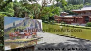 Hawaii Artist Mark N Brown Hawaiian Plein Air Fine Art Painting Honolulu Nov Dec 2014 Photos 10