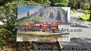 Hawaii Artist Mark N Brown Hawaiian Plein Air Fine Art Painting Honolulu Nov Dec 2014 Photos 11