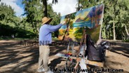 Hawaii Artist Mark N Brown Hawaiian Plein Air Fine Art Painting Honolulu Nov Dec 2014 Photos 14