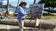 Hawaii Artist Mark N Brown Hawaiian Plein Air Fine Art Painting Honolulu Nov Dec 2014 Photos 26