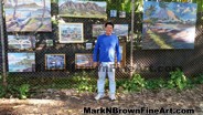 Hawaii Artist Mark N Brown Hawaiian Plein Air Fine Art Painting Honolulu Nov Dec 2014 Photos 27