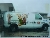 Meadow Gold hand painted van - Honolulu, Hawaii Mural