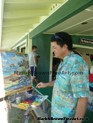 Mark N Brown's Plein Air artwork during the Lanikai Woes Day Parade