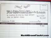 Mark N Brown's painting is up for auction for the American Heart Association's Heart Ball