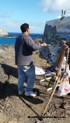 Hawaii Artist Mark N Brown Hawaiian Plein Air Fine Art Painting Honolulu January 2015 Photos 06