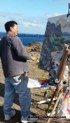 Hawaii Artist Mark N Brown Hawaiian Plein Air Fine Art Painting Honolulu January 2015 Photos 07