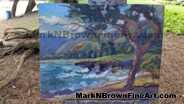Hawaii Artist Mark N Brown Hawaiian Plein Air Fine Art Painting Honolulu January 2015 Photos 09