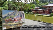 Hawaii Artist Mark N Brown Hawaiian Plein Air Fine Art Painting Honolulu January 2015 Photos 10