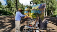 Hawaii Artist Mark N Brown Hawaiian Plein Air Fine Art Painting Honolulu January 2015 Photos 15
