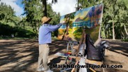 Hawaii Artist Mark N Brown Hawaiian Plein Air Fine Art Painting Honolulu January 2015 Photos 16