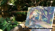 Hawaii Artist Mark N Brown Hawaiian Plein Air Fine Art Painting Honolulu January 2015 Photos 17