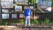 Hawaii Artist Mark N Brown Hawaiian Plein Air Fine Art Painting Honolulu January 2015 Photos 30