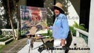 Hawaii Artist Mark N Brown Hawaiian Plein Air Fine Art Painting Honolulu January 2015 Photos 35