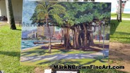Hawaii Artist Mark N Brown Hawaiian Plein Air Fine Art Painting Honolulu January 2015 Photos 40