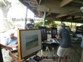 George Allen Of Maui's Painting<br>George Allen of Maui kick off painting at Jodo mission