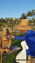 Mark N. Brown Painting The Model At The Hotel Montage<br>Mark N. Brown painting the model at the hotel Montage during the sunset paint out on 2/18.