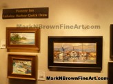 Paintings from the Pioneer Inn Lahaina Harbor Quick Draw<br>On display are paintings from the Pioneer Inn Lahaina Harbor Quick Draw.