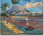 03 - Koko Head Nocturn | Hawaii Art by Hawaiian Artist Mark N. Brown | Plein Air Painter