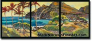 10 - Makapu'u Triptych - Hawaii Fine Art by Hawaii Artist Mark N. Brown