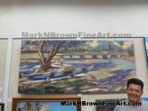 Hawaii Artist Mark N Brown Hawaiian Plein Air Fine Art Painting Honolulu 06