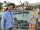 Hawaii Artist Mark N Brown Hawaiian Plein Air Fine Art Painting Honolulu 08