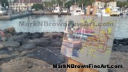 Hawaii Artist Mark N Brown Hawaiian Plein Air Fine Art Painting Honolulu 13