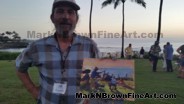 Hawaii Artist Mark N Brown Hawaiian Plein Air Fine Art Painting Honolulu 19