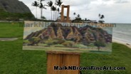 Hawaii Artist Mark N Brown Hawaiian Plein Air Fine Art Painting Honolulu 23