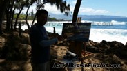Hawaii Artist Mark N Brown Hawaiian Plein Air Fine Art Painting Honolulu 26