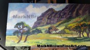 Hawaii Artist Mark N Brown Hawaiian Plein Air Fine Art Painting Honolulu 27