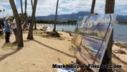 Hawaii Artist Mark N Brown Hawaiian Plein Air Fine Art Painting Honolulu 31