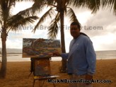 Hawaii Artist Mark N Brown Hawaiian Plein Air Fine Art Painting Honolulu 47
