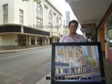 Hawaii Artist Mark N Brown Hawaiian Plein Air Fine Art Painting Honolulu 58