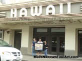 Hawaii Artist Mark N Brown Hawaiian Plein Air Fine Art Painting Honolulu 60