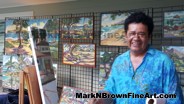 Hawaii Artist Mark N Brown Plein Air Fine Art Painting 02