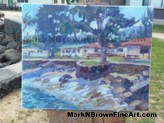 Hawaii Artist Mark N Brown Plein Air Fine Art Painting 13