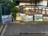 Hawaii Artist Mark N Brown Plein Air Fine Art Painting 19