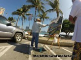 Hawaii Artist Mark N Brown Plein Air Fine Art Painting 24