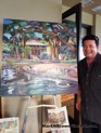 SPCA DONATION - Hawaii Artist Mark Brown Plein Air Painting Winter 2017 Photos 12