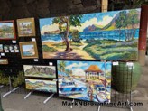 CHINATOWN ART SALE - Hawaii Artist Mark Brown Plein Air Painting Winter 2017 Photos 13