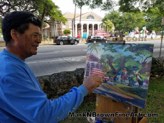 CHRISTMAS PAINTING - Hawaii Artist Mark Brown Plein Air Painting Winter 2017 Photos 15